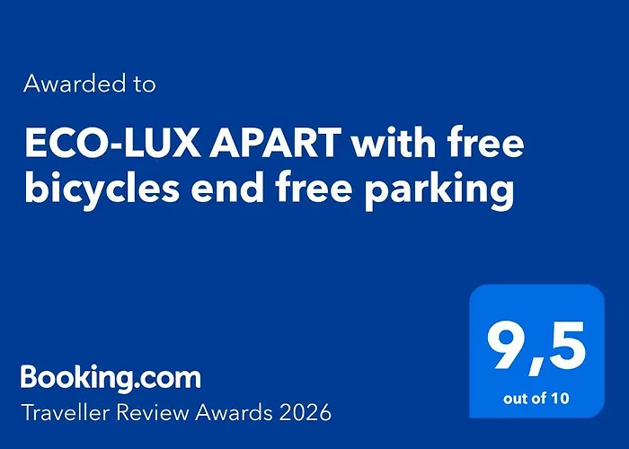 Appartement Eco-lux With Free Bicycles End Free Parking *
